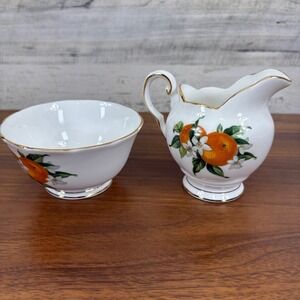 Vintage Tuscan English Bone China Mimi Pitcher and Sugar Bowl Discontinued Qty 2